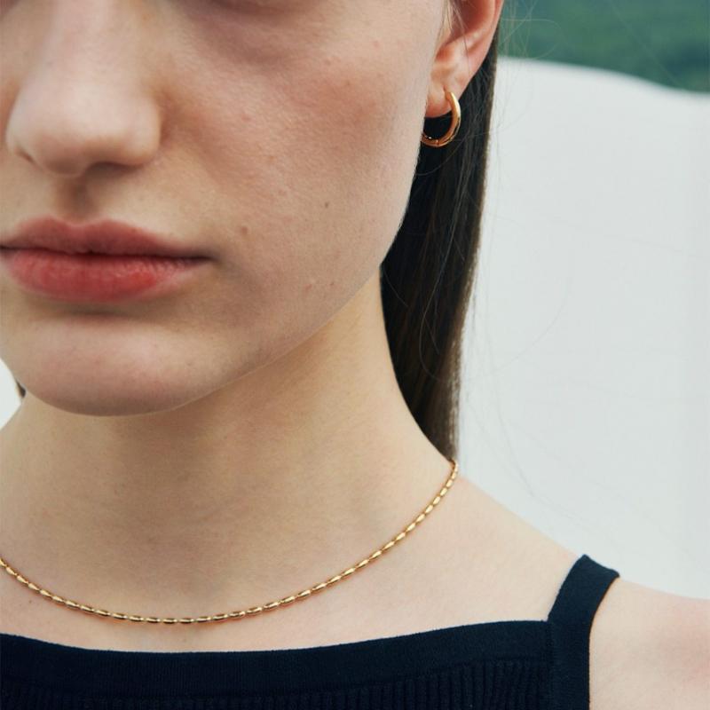 Verte 925 Silver Gross Rizi Necklace  Silver    un.Silver.128