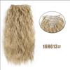 WTB Synthetic Wig 20 Inch 16 Clip Hair Extension Water Ripple Wig Set Of Seven Fluffy Heat-resistant Wig Clip Hair Extension Piece