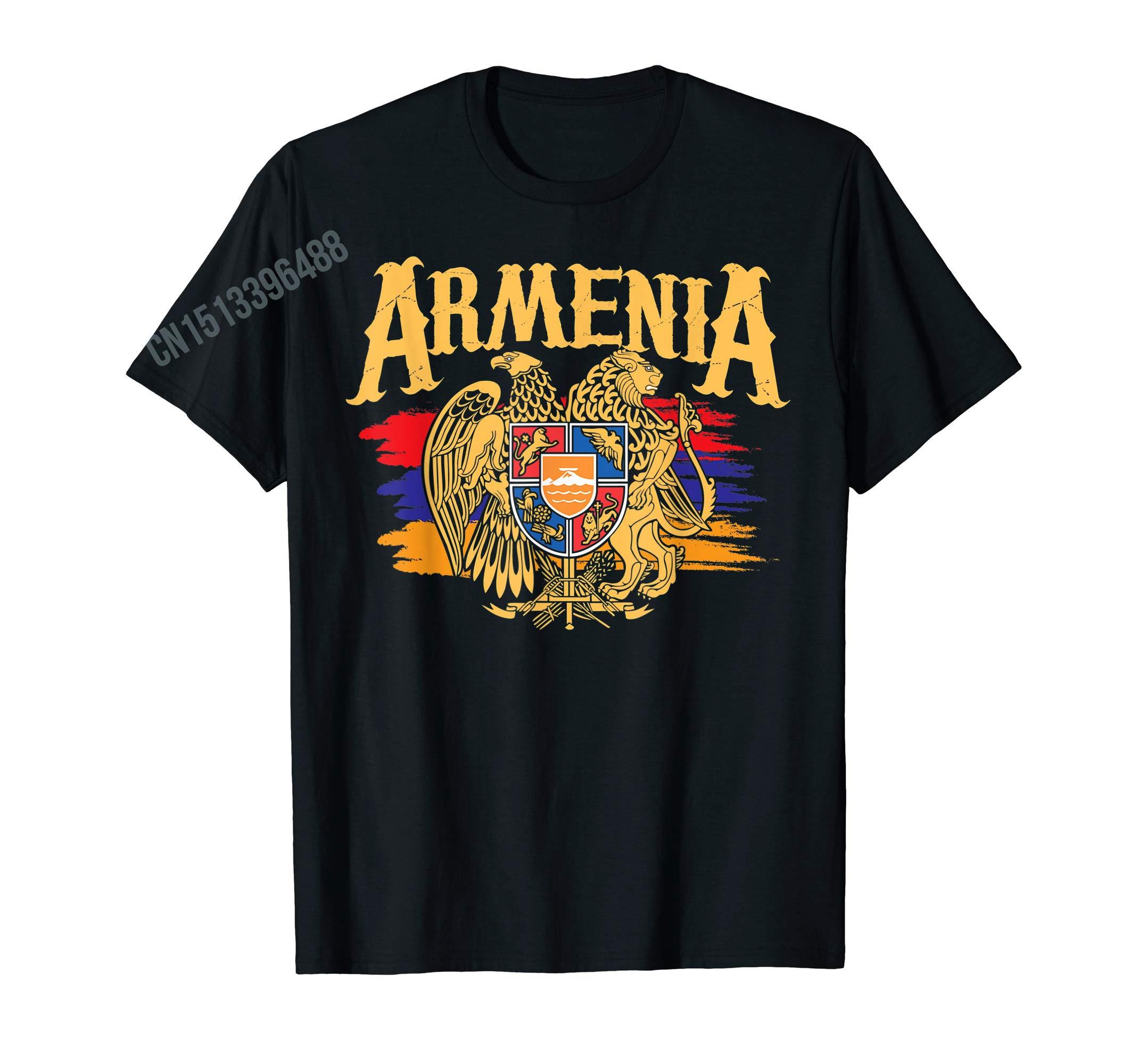 More Design Distressed Armenia Flag Armenian Diaspora Country Nation TShirt For Men Women T Shirt Hip Hop Tops Cotton Tees S