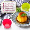 4pcs New Reusable Dessert Molds Plastic with Stackable Lids Gelatin Ice Cream Mold Baking Tools for Home Kitchen