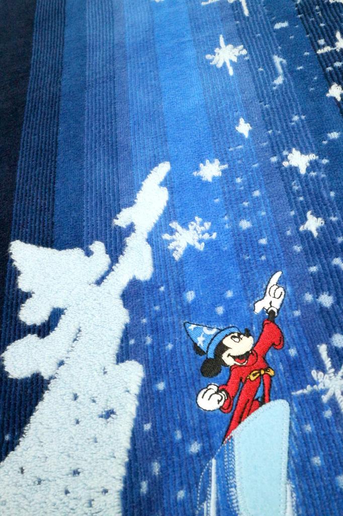 Marushin Disney Fantasia Mickey Mouse Face 34 X Magical 2005071700 Towel, 80cm, Whirlpool,