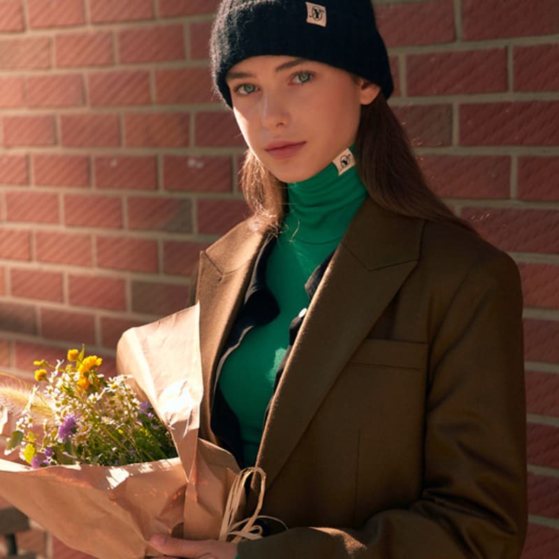 

Your name here Mongguri Beanie (5COL) BROWN