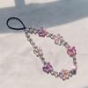 Romantic Minimalist Butterfly Phone Charm Lanyard – Elegant Anti-Lost Wrist Chain