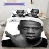 American rapper Pattern Bedding Quilt Set Quilt Cover Pillowcase Home Decoration Birthday Gift (1 * duvet cover + 2 * pillowcase, without core)