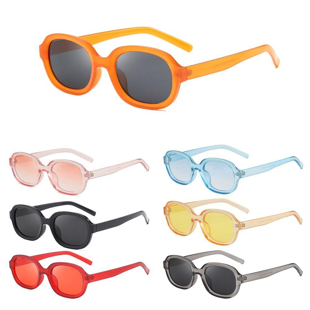 

UV400 Protection Square Frame Sunglasses Vintage Shades Beach Sunshade Retro Eyewear for Unisex 6
