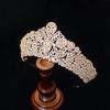 High Quality Zirconia Crown for Wedding Rhinestone Hair Accessories Women Jewelry Bridal  Cubic Zircon Tiaras