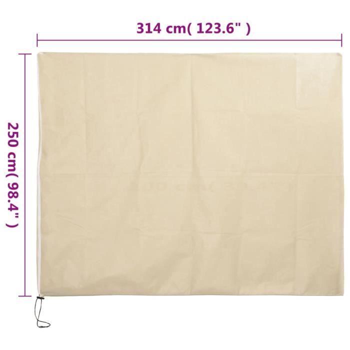VidaXL Housses de protection pour plantes avec fermeture éclair 2 pcs 3203532