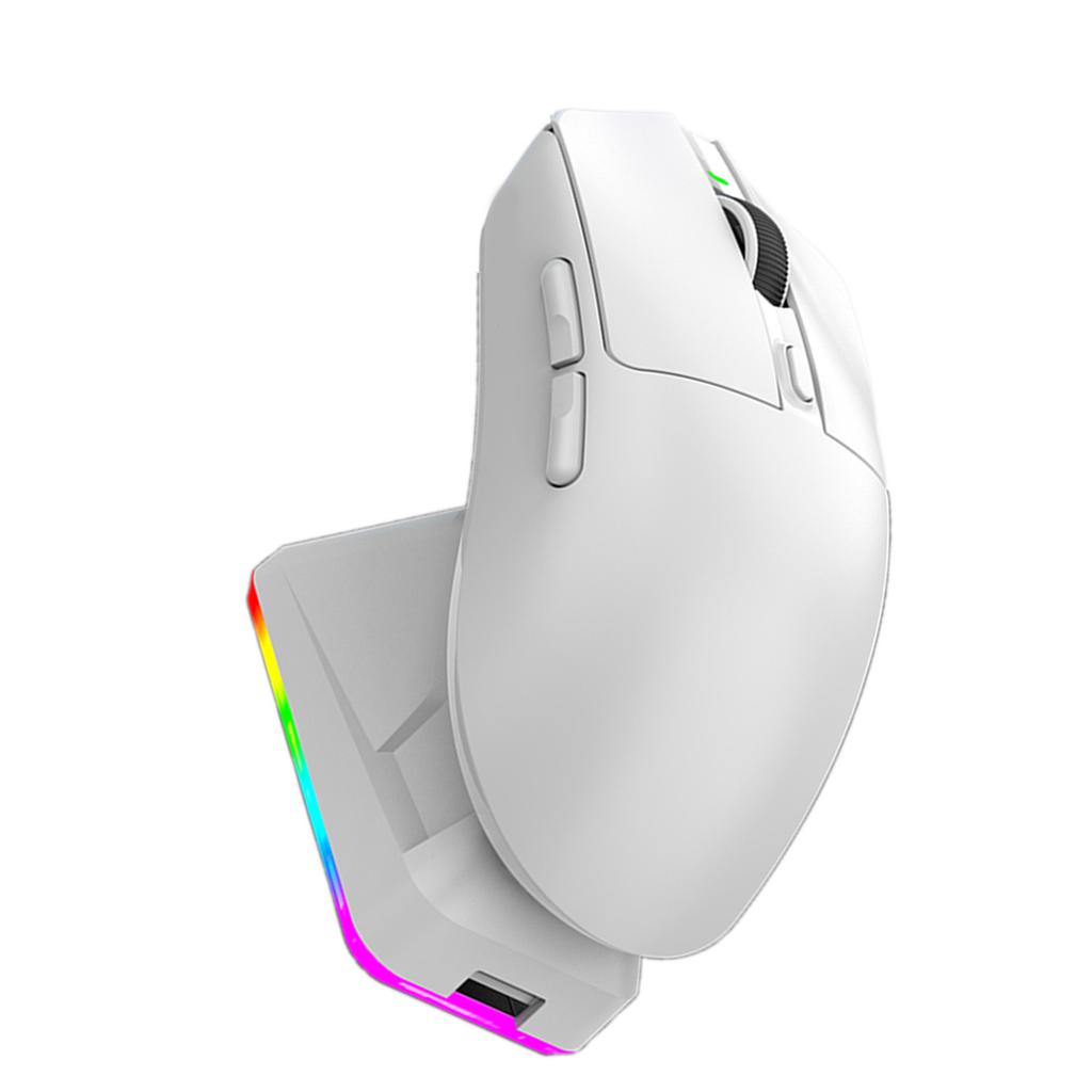 Lightweight Gaming Mouse RGB Light Three-Mode Connection with Wireless Charging Base