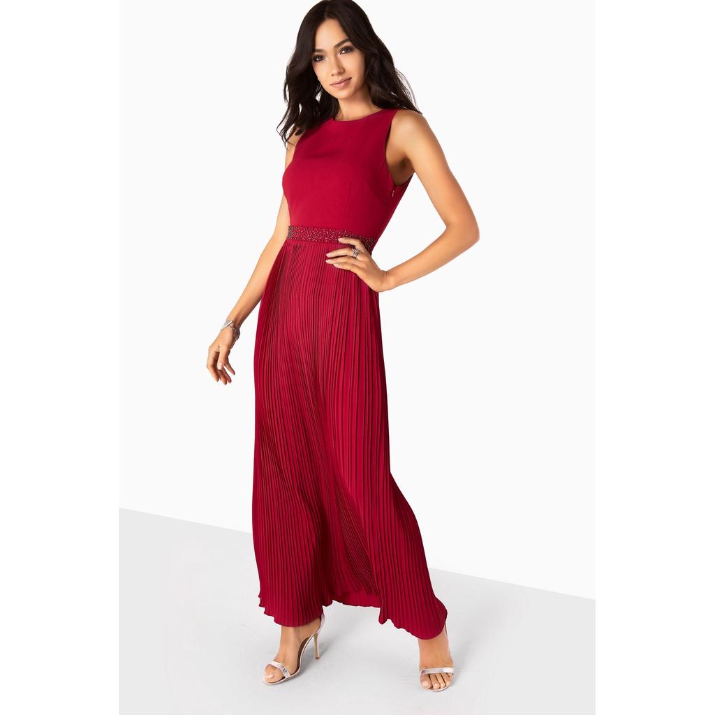 Little Mistress Dámské/Dámské maxi šaty Madison zdobené v pase
