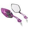 Universal CNC Aluminum Motorcycle Handlebar Rear View Mirrors Anti-glare Mirrors