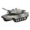 Tank Model Toy with Sound Light Effect Alloy Decoration 360 Degree Rotation Tank Action Model J48 3