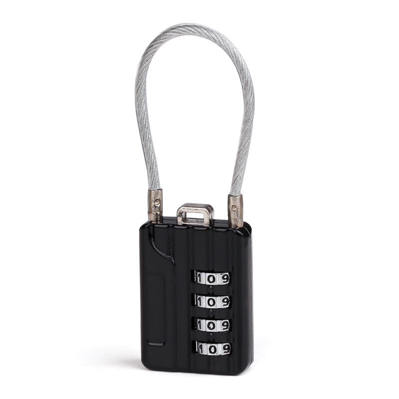 Helmet Lock, Anti-Theft Wire Padlock for Luggage, Gym Lockers, Drawers, and Electric Vehicles