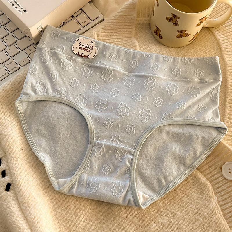 5A Antibacterial Baby Cotton Skin Friendly High Waisted Underwear Comfortable Underwear Cotton Triangle Panties