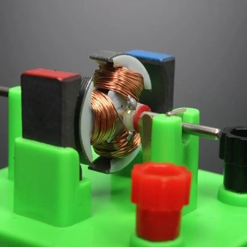 Open Model Physics Experiment Equipment for Direct Current Motors Teaching Students Electrical Science of Electric Motors