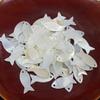 Pack of 20 Polished 11*22mm Mini Fish Shape Pearl Shell Beads Single Drilled Iridescent White Shell Blanks For Beach Handmade Craft Supplies