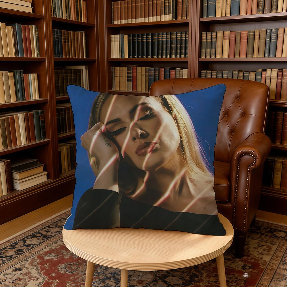 Hot Singer A-Adele cushion cover Home Office Birthday Anniversary Gifts Soft Skin Friendly Cushion Cover