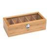 Tea Bag Organizer Wood Box Storage Chest Portable,Storage for Kitchen Cabinet Countertop