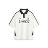 Li Ning Sports Lifestyle Series High Street American Retro Comfortable Casual Simple Letter Print Loose Short Sleeve Polo Shirt APLV175-1