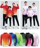 Unisex Autumn Winter Long Sleeve Football Training Suit with Half Zip for Children and Adults