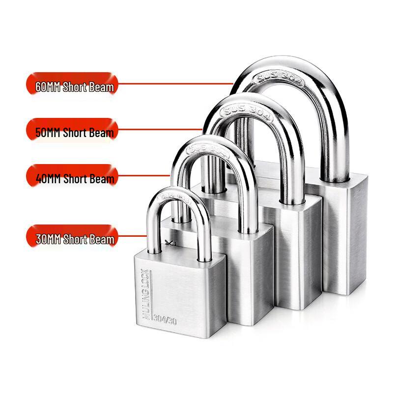 Jiangyi 40mm Short Shackle 304 Stainless Steel Padlock
