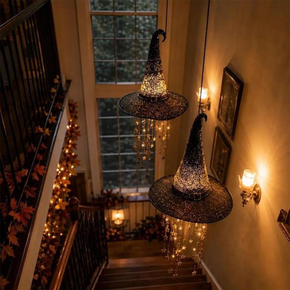 2 Pezzi Decorazione Ornamentale LED di Halloween Glow LED Caldo Decorazione Spettrale di Halloween Interno Esterno