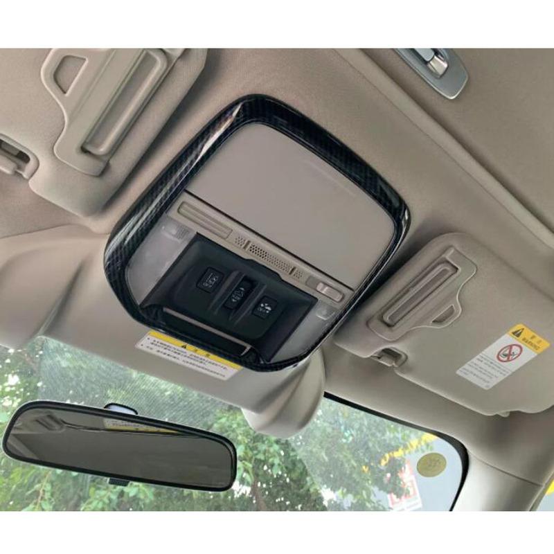 For Subaru Forester 2018     Sticker Styling Inner Cover Front Head Read Reading Switch Light Lamp Frame Trim