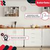 KOTARBAU® Kitchen Furniture Handle Classic Modern Oblong Long Matte Gold 148 MM Spacing 128 MM Set of 10