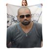 Shemar Moore Throw Blanket Cozy Napping Blanket Gift for Mom Dad