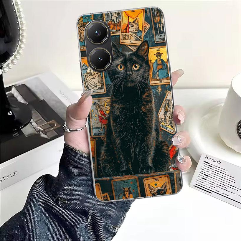 Witch Tarot Card Soft Phone Case For Xiaomi Redmi 15C 15 13C 13 Poco X5 X6 X7 F7 Ultra M7 12C 12 10 10C 9C 9A 9T 9 Fundas Poco X