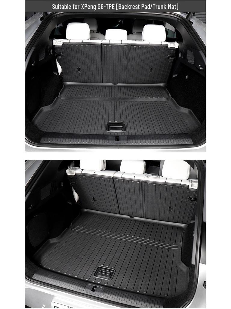 Xiaopeng G6/G7 (2023-25) TPE Car Floor & Trunk Mats with Backrest Protection