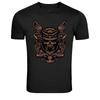 Samurai Skull Mask Japanese Warrior Graphic T-Shirt
