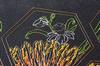 Cross Stitch Kit Abris Art Plants On a Black Background