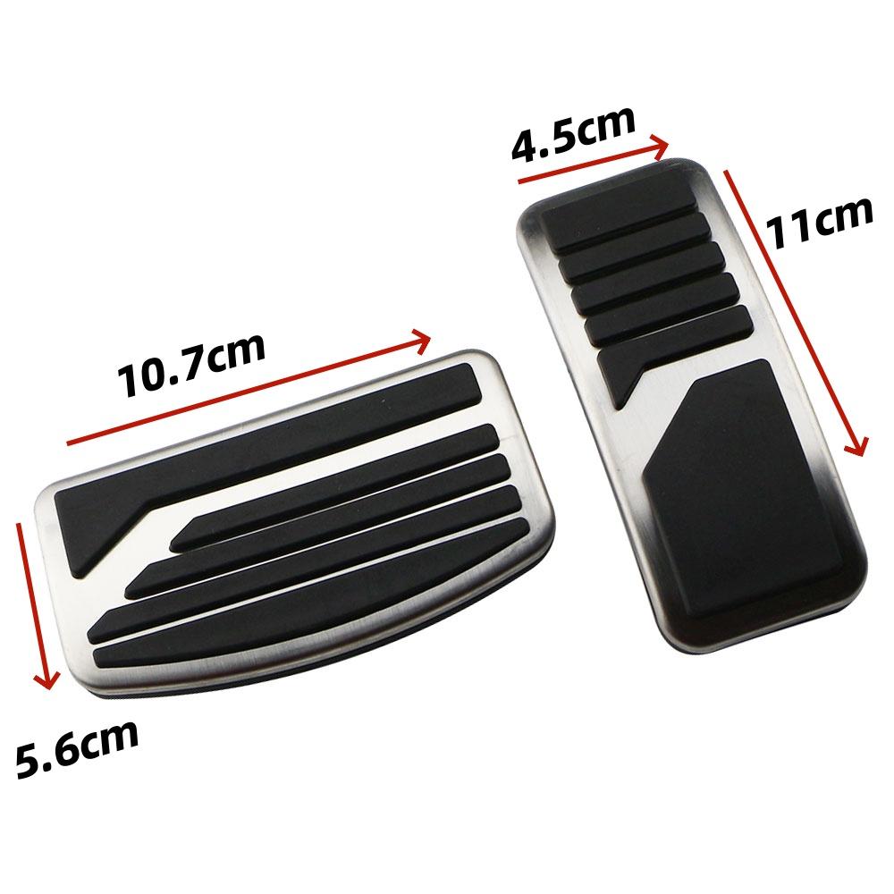 

Накладки на педали из нержавеющей стали для Mitsubishi ASX Outlander Lancer EX Eclipse Cross Pajero ES AT