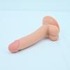 Sex Machine Attachment ROUGH BEAST 7.87" Black/Flesh Dildo for Sex Machine Vac-u-lock Love Machine Attachment Anal Plug Adult Sex Toys