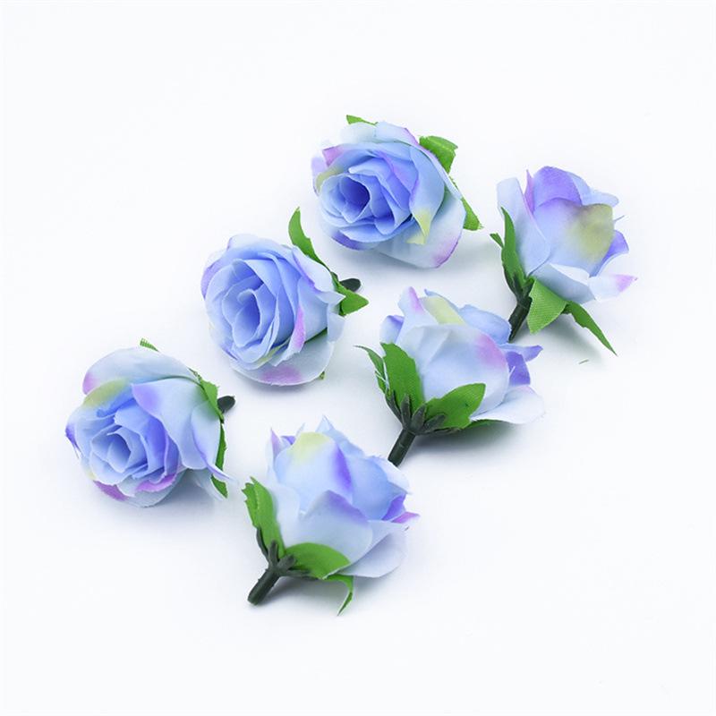 Capete de flori de trandafir din mătase artificială pentru decorațiuni DIY pentru casă, nuntă și sărbători