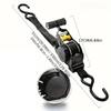 2 Stück Automatische Einziehbare Ratsche Zurrgurte 1500lbs 3,3m Heavy Duty Gepolsterter Griff Sichere Ladung Motorrad Gepäck