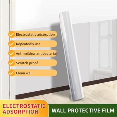 Wall Static Protection Film, Anti-scratch and Anti-mildew, No Damage To the Wall, Household Transparent Protective Sticker
