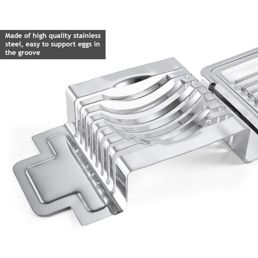 2026 Multipurpose Egg Cutter Egg Slicer Cutter Hard Boiled Eggs Mini Manual Egg Slicer Egg Ham Mushroom Strawberry Soft Fruit