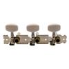 Musiclily Akustikgitarre Stimmmechanik Nickel 3-in-einer Reihe Set,