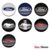 Car Sticker Ford New 2025 Hot 4Pcs 56mm Car Wheel Center Hub Cap Badge Logo Sticker For Ford Mondeo Focus Fusion Escape Kuga MK2