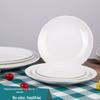 Gannian A5 Commercial Melamine Shallow Round Plate