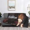 Anime Breathable Super Warm Soft Blanket for Bedding Travel Blanket Flannel