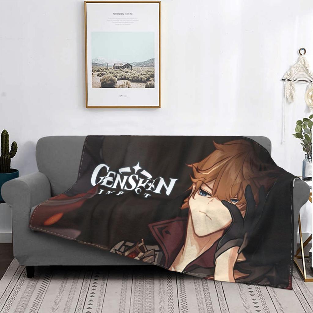 Anime Breathable Super Warm Soft Blanket for Bedding Travel Blanket Flannel
