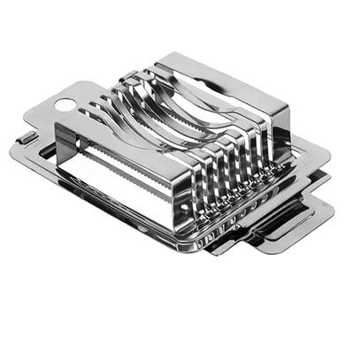 Egg Cutter Stainless Steel Smoothing Cutting Stable Dishwasher Safe Egg Cutting Tool for Banana Strawberry Kiwi Fruit