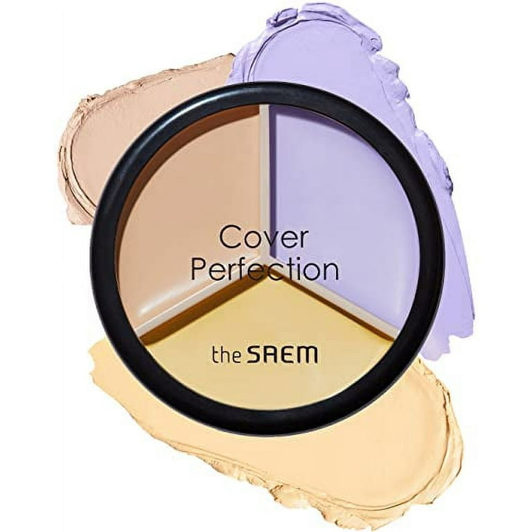 The Saem Cover Perfection Triple Pot Concealer #04 Tone Up Beige