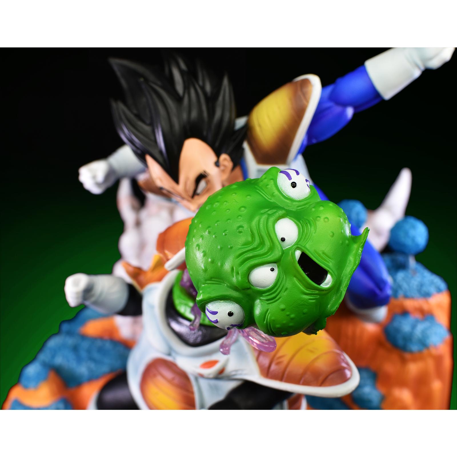 Fashnics 21Cm/8.26In Anime Dragon Ball Z Figure Vegeta Vs Guldo Action Figure Ginyu Force Statue Collectible Model Toys Gift