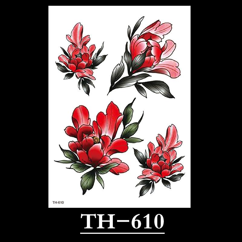 Flower Tattoo Sticker, Small Flower Tattoo Sticker, Tattoo Sticker Waterproof And Sweat-Proof Tattoo