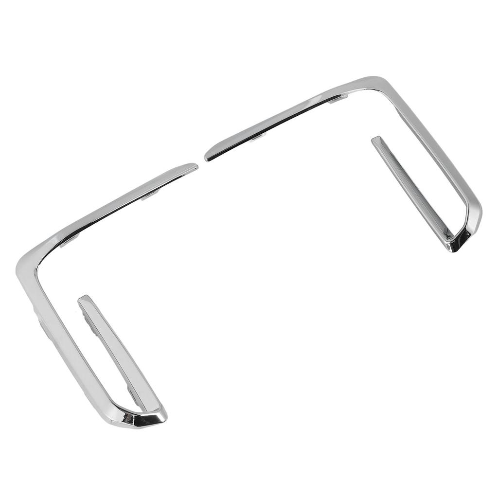 1 Pair Front Bumper Fog Light Grille Trim Cover Molding for X5 G05 M50 Pre‑LCI 2019 To 2023 Electroplate