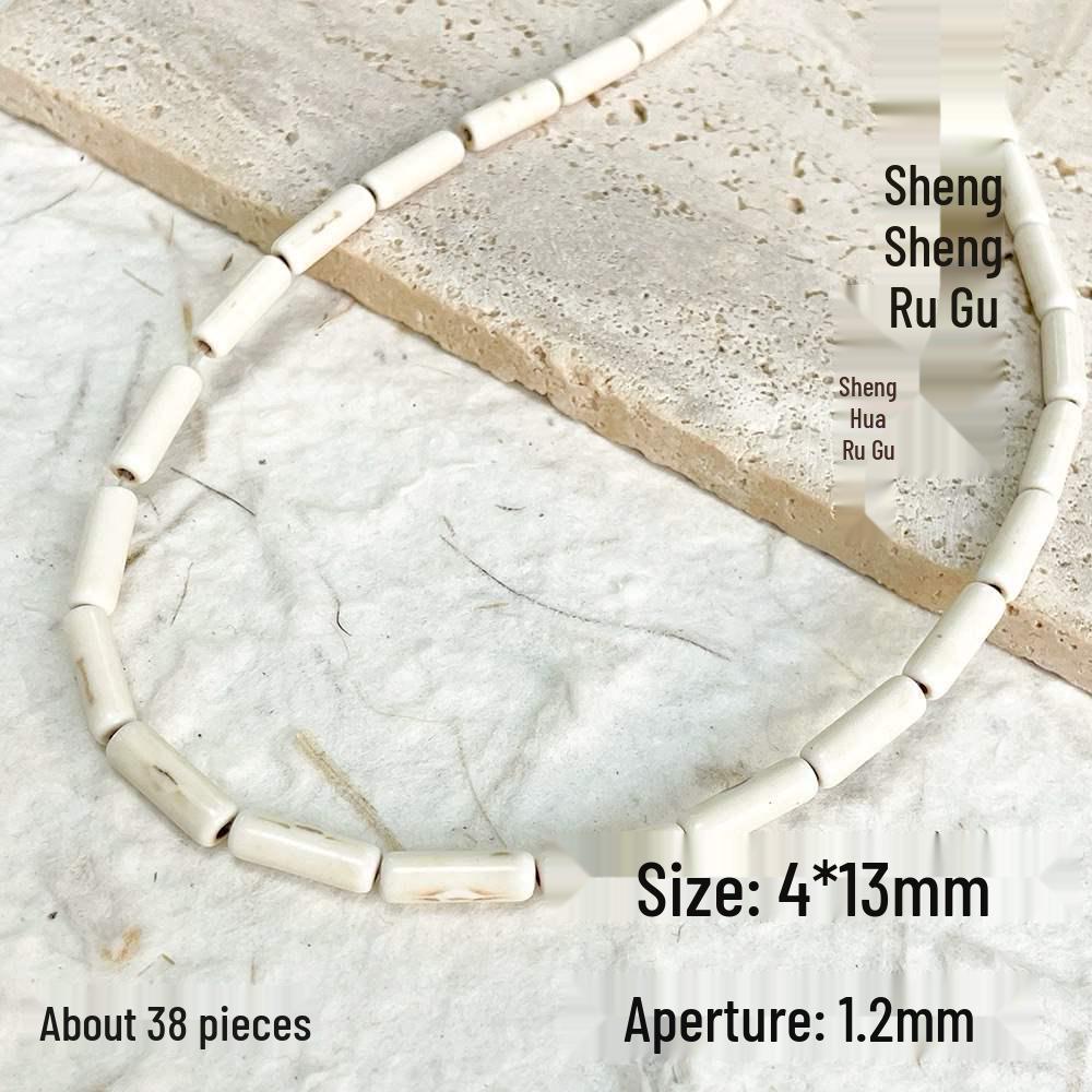 Versatile White & Turquoise Spacer Beads for DIY Jewelry Making - Bracelets, Necklaces, Accessories