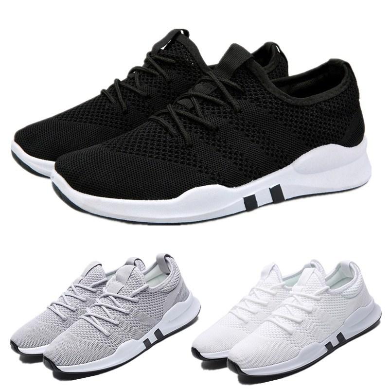 New Autumn Sports Shoes Running Shoes Flying Woven Mesh Shoes Breathable Casual Shoes
